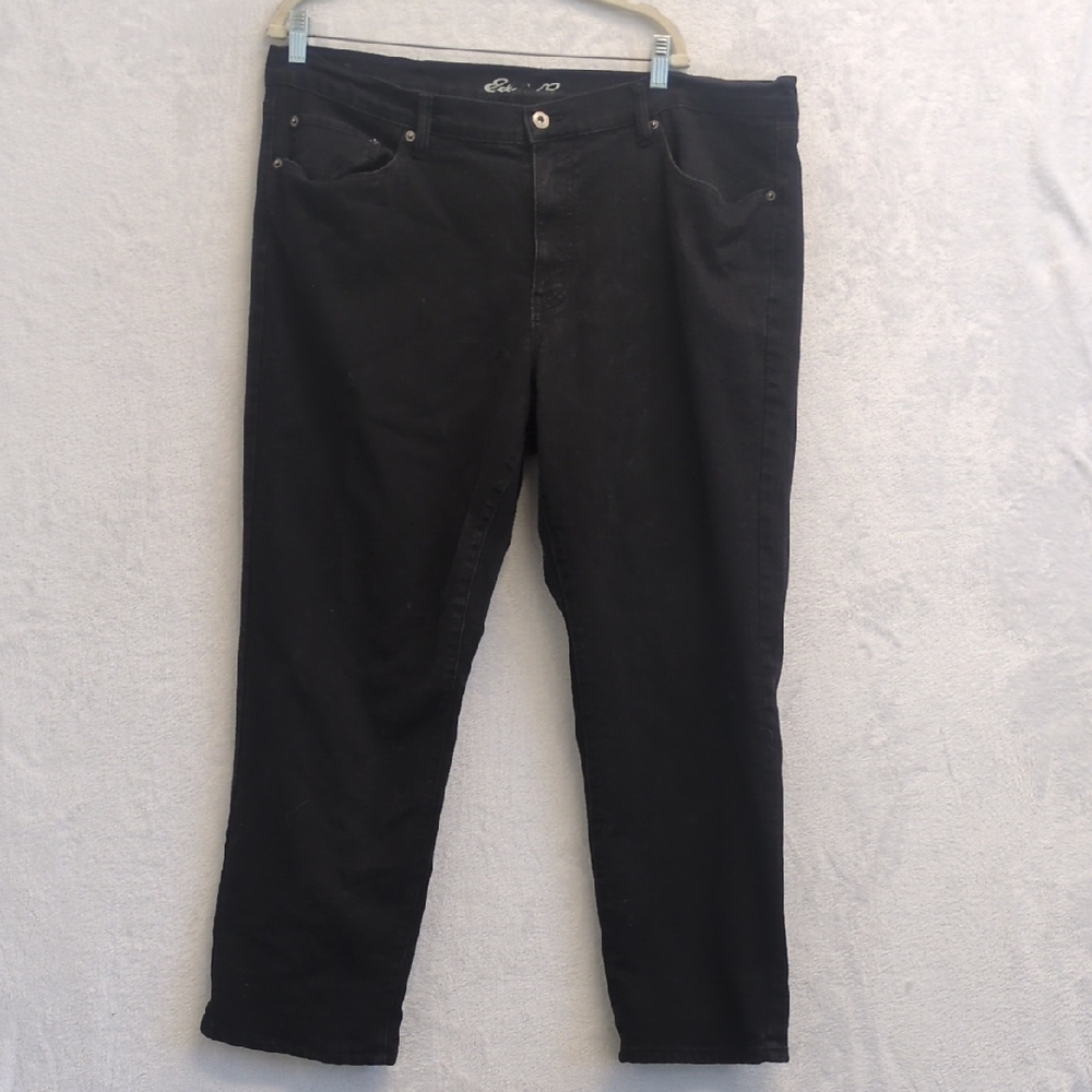 Eddie Bauer Men's Black Insulated Fleece Lined Pants 40X30